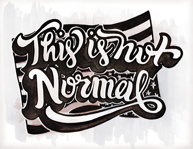 This Is Not Normal Illustration by Sarah Moore